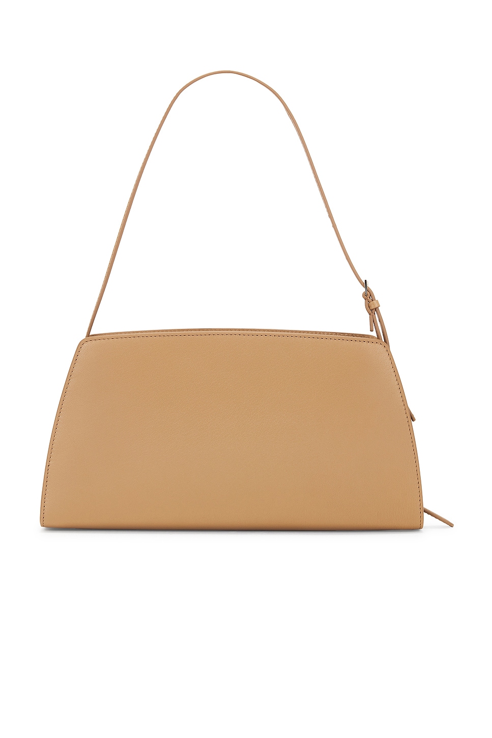 Shop The Row Dalia Baguette Bag In Warm Chestnut Light Gold