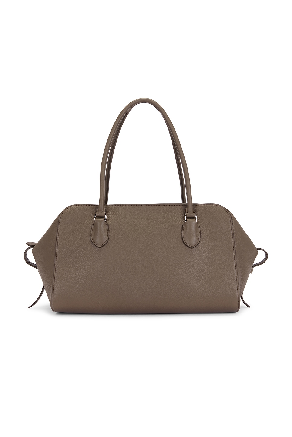 Shop The Row Ew Bowling Lux Grain Bag In Elephant Pld