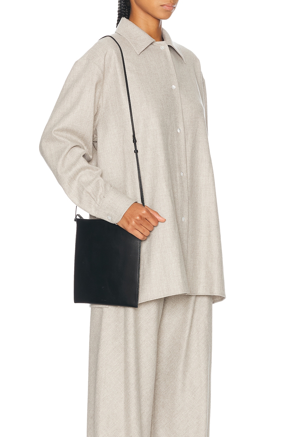 The Row Medicine Pouch In Black Ans
