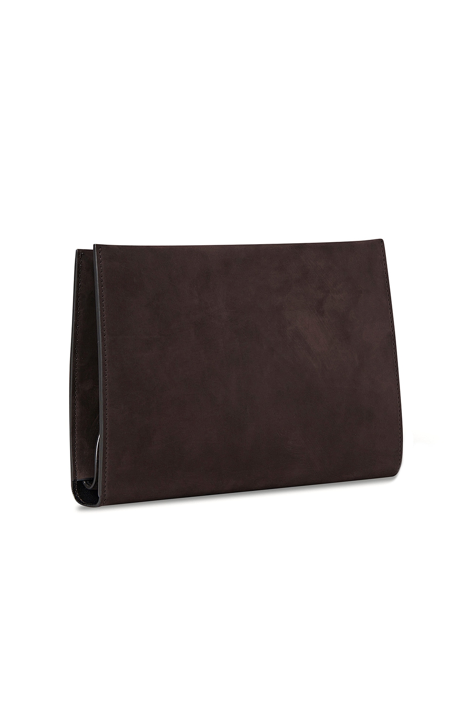 The Row Travel Pouch In Dark Aniline Ans