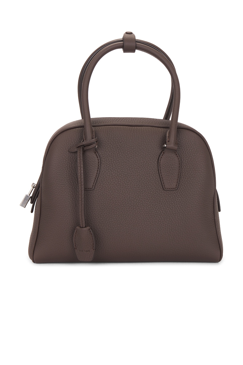 The Row India Top Handle Bag In Gray