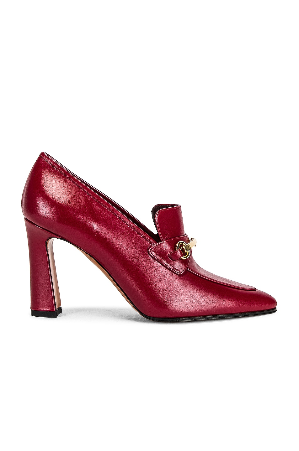Image 1 of The Row Lady Loafers in Ruby Red
