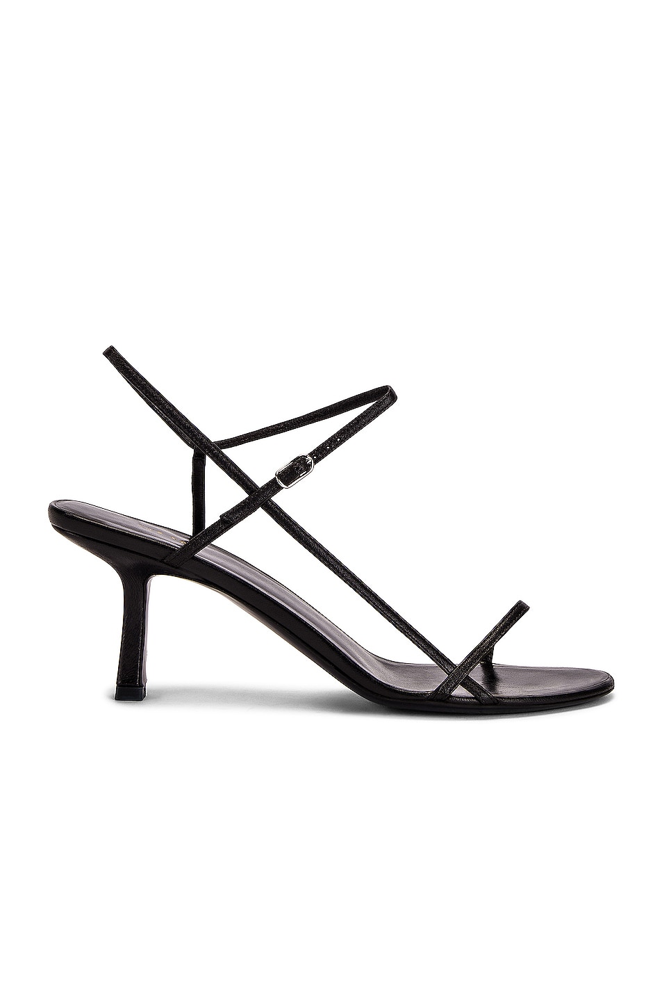 Image 1 of The Row Bare Heeled Sandals in Black