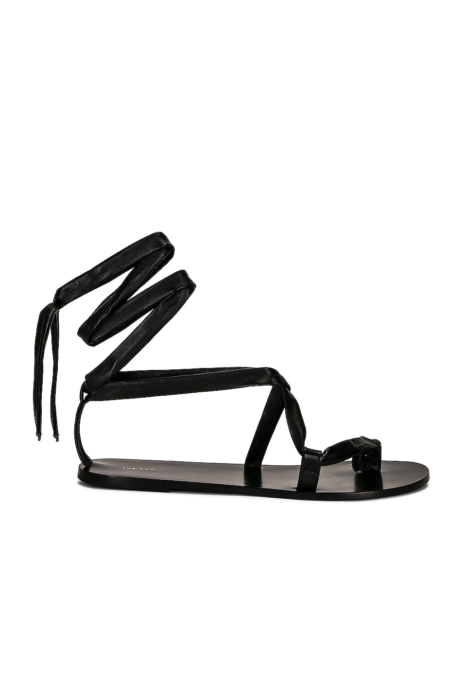 Image 1 of The Row Nora Sandal in Black