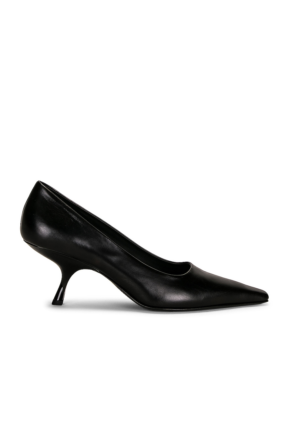 Image 1 of The Row Square Kitten Pumps in Black