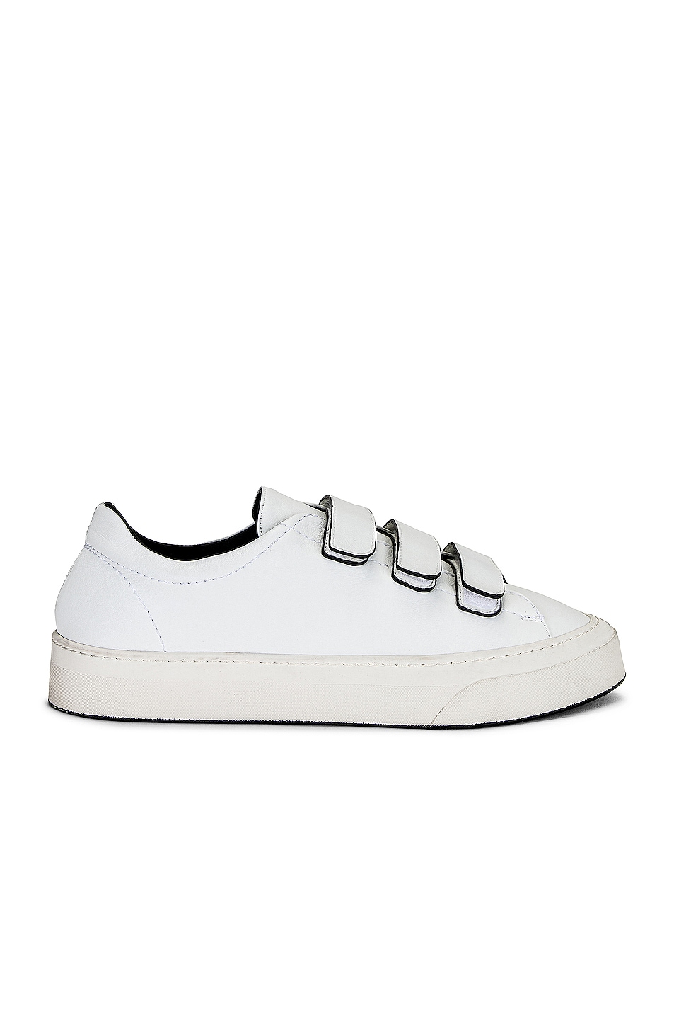 Image 1 of The Row Mary H Strap Sneakers in Milk & Milk