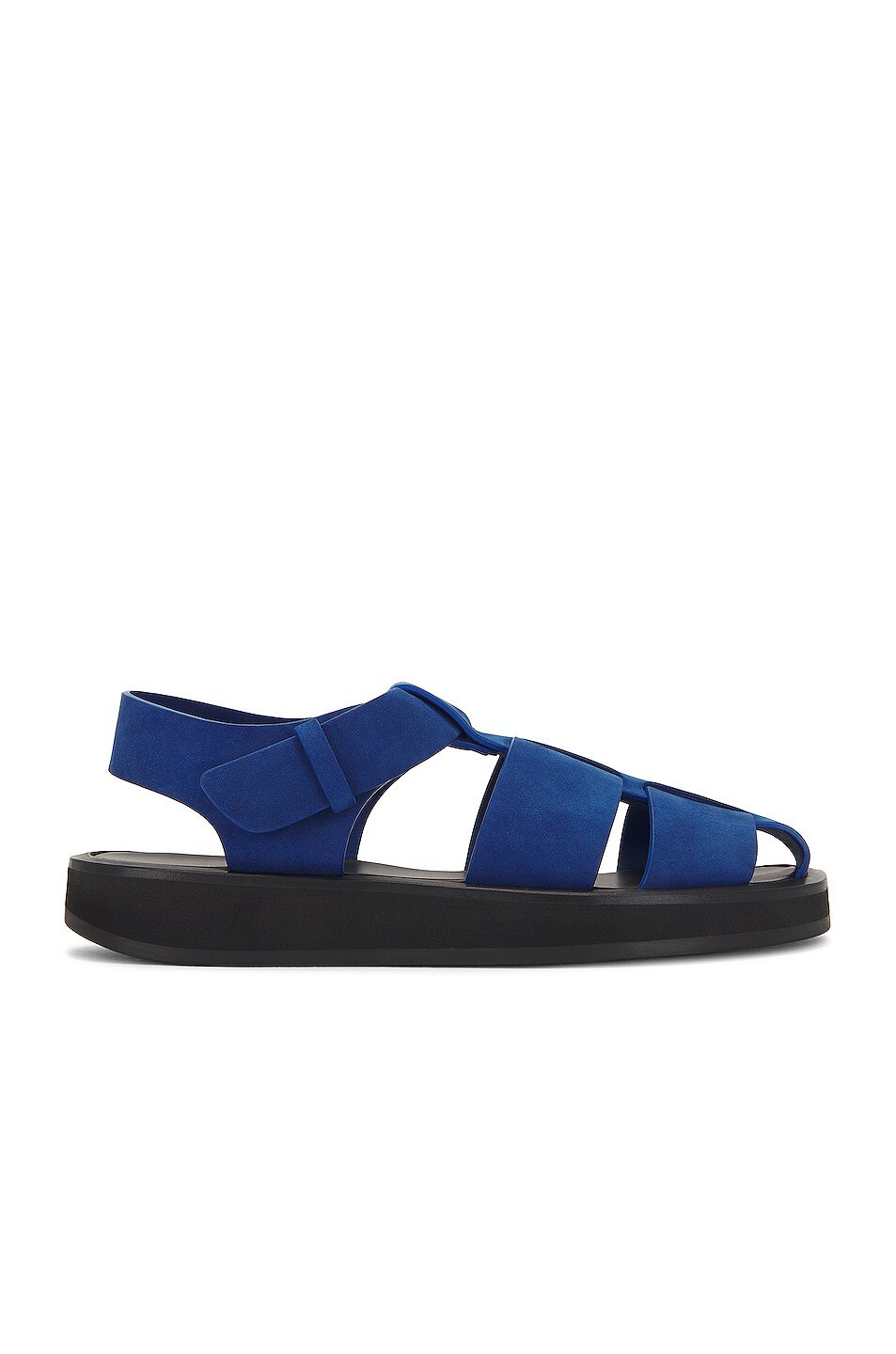 Image 1 of The Row Fisherman Flat Sandals in Klein Blue