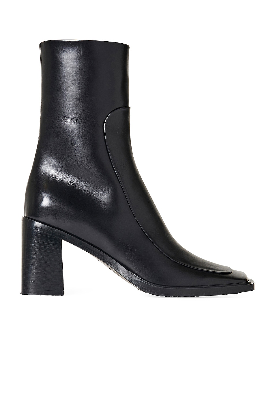 Image 1 of The Row Patch Leather Boots in Black