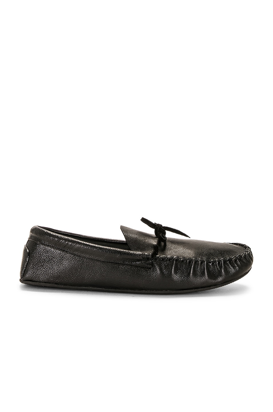 Image 1 of The Row Lucca Moccasin in Black