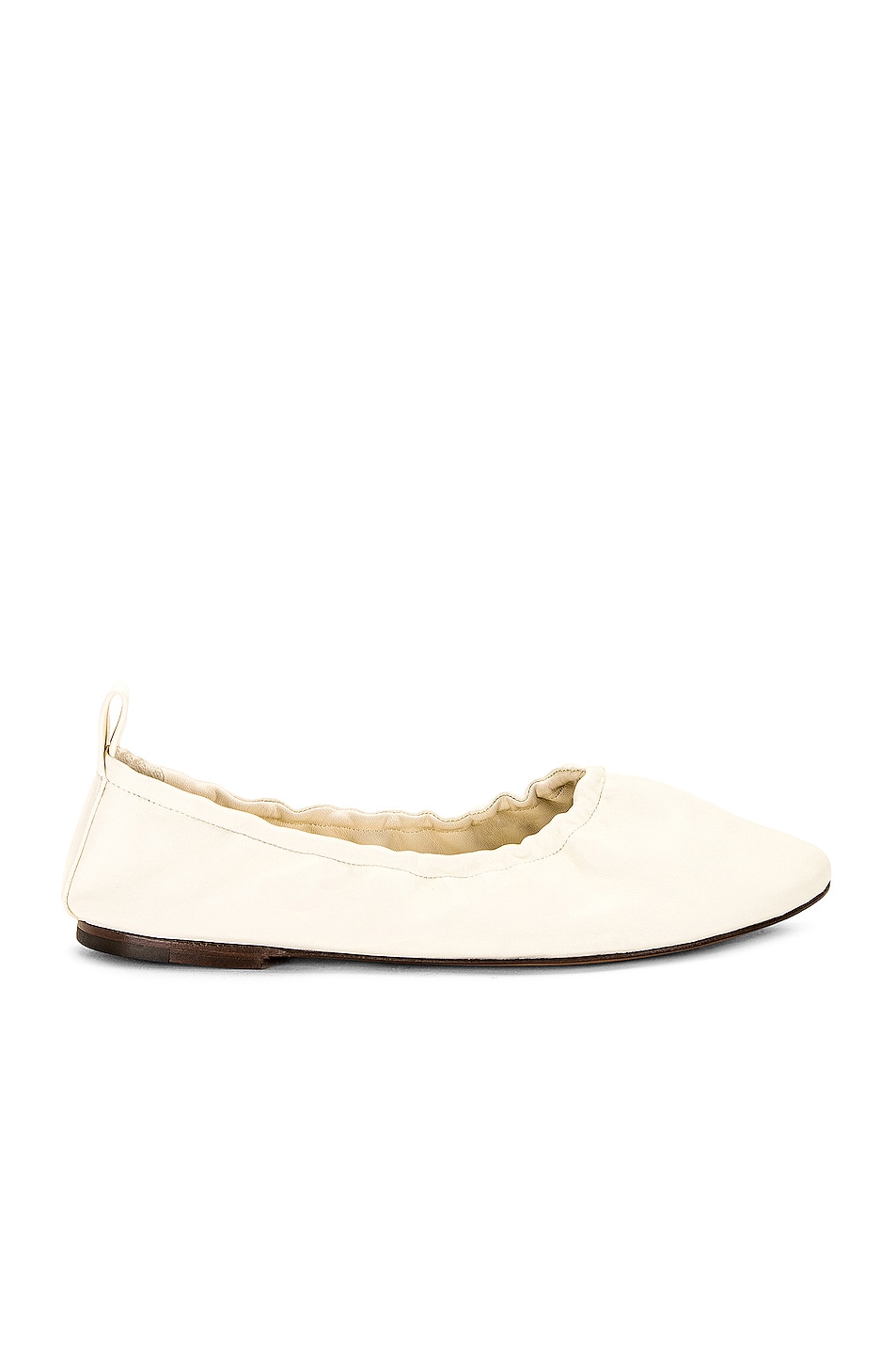 Image 1 of The Row Glove Ballet Flat in Ivory