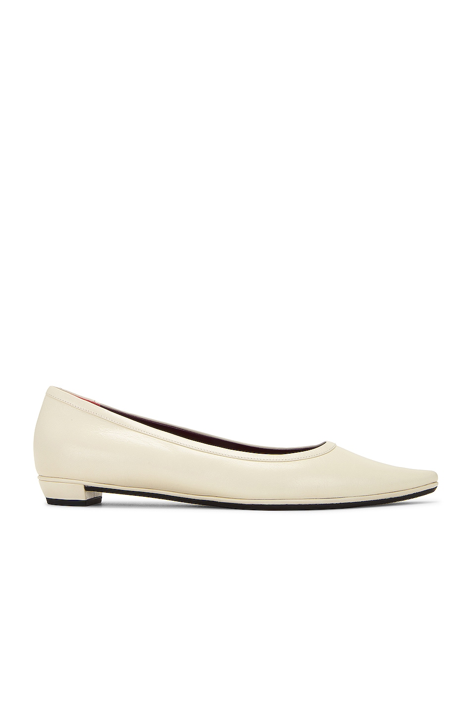 Image 1 of The Row Claudette Flat in Ivory