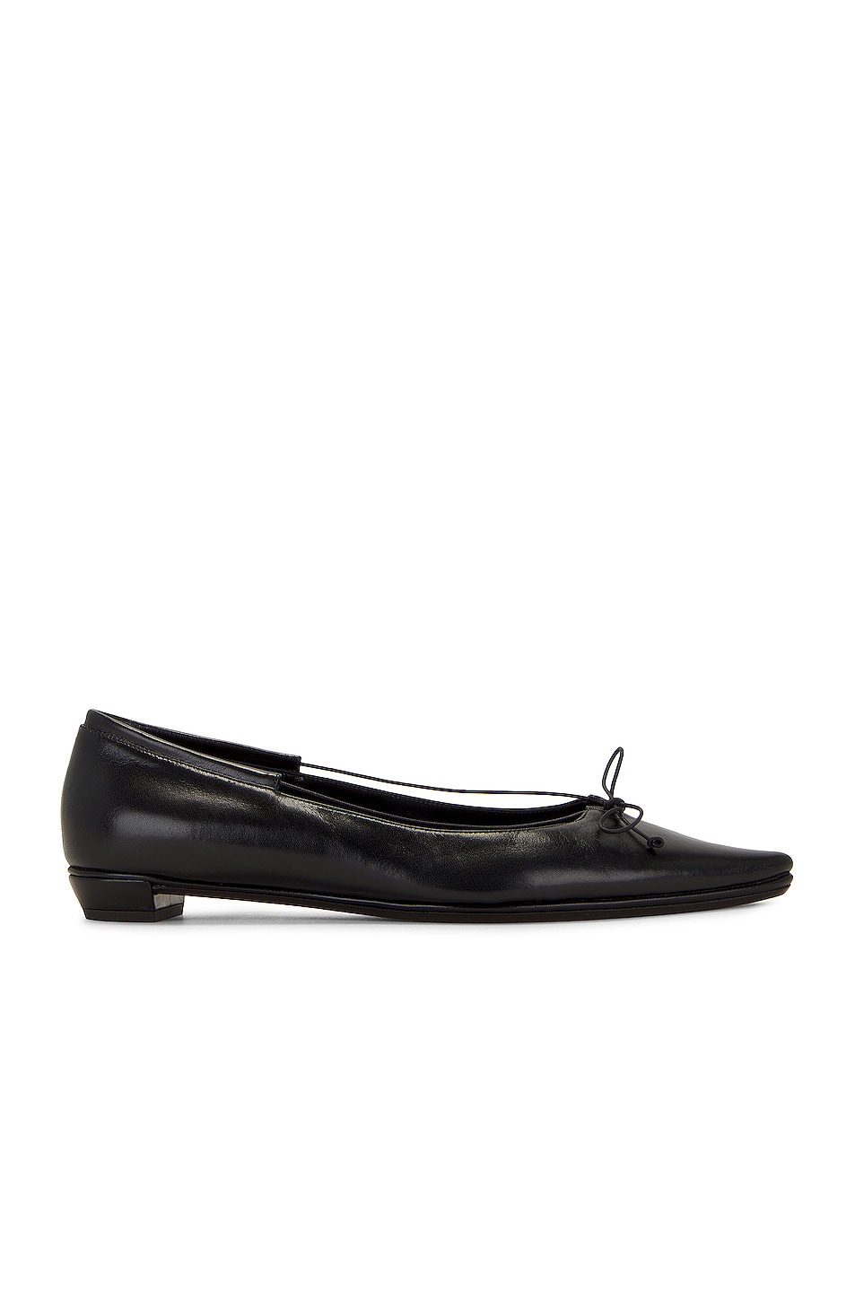 Image 1 of The Row Claudette Bow Flat in Black