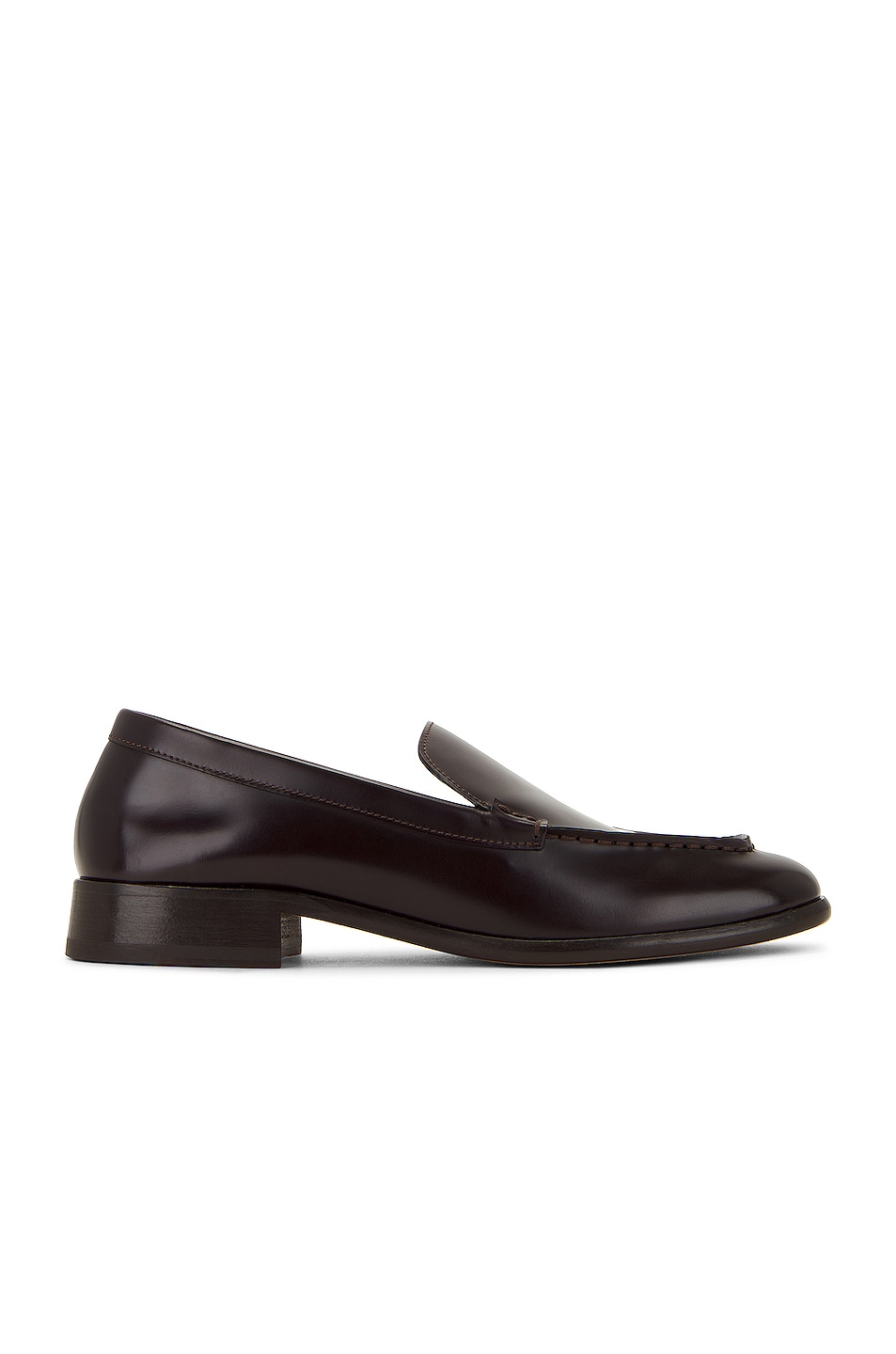 Image 1 of The Row Mensy Loafer in Bordeaux