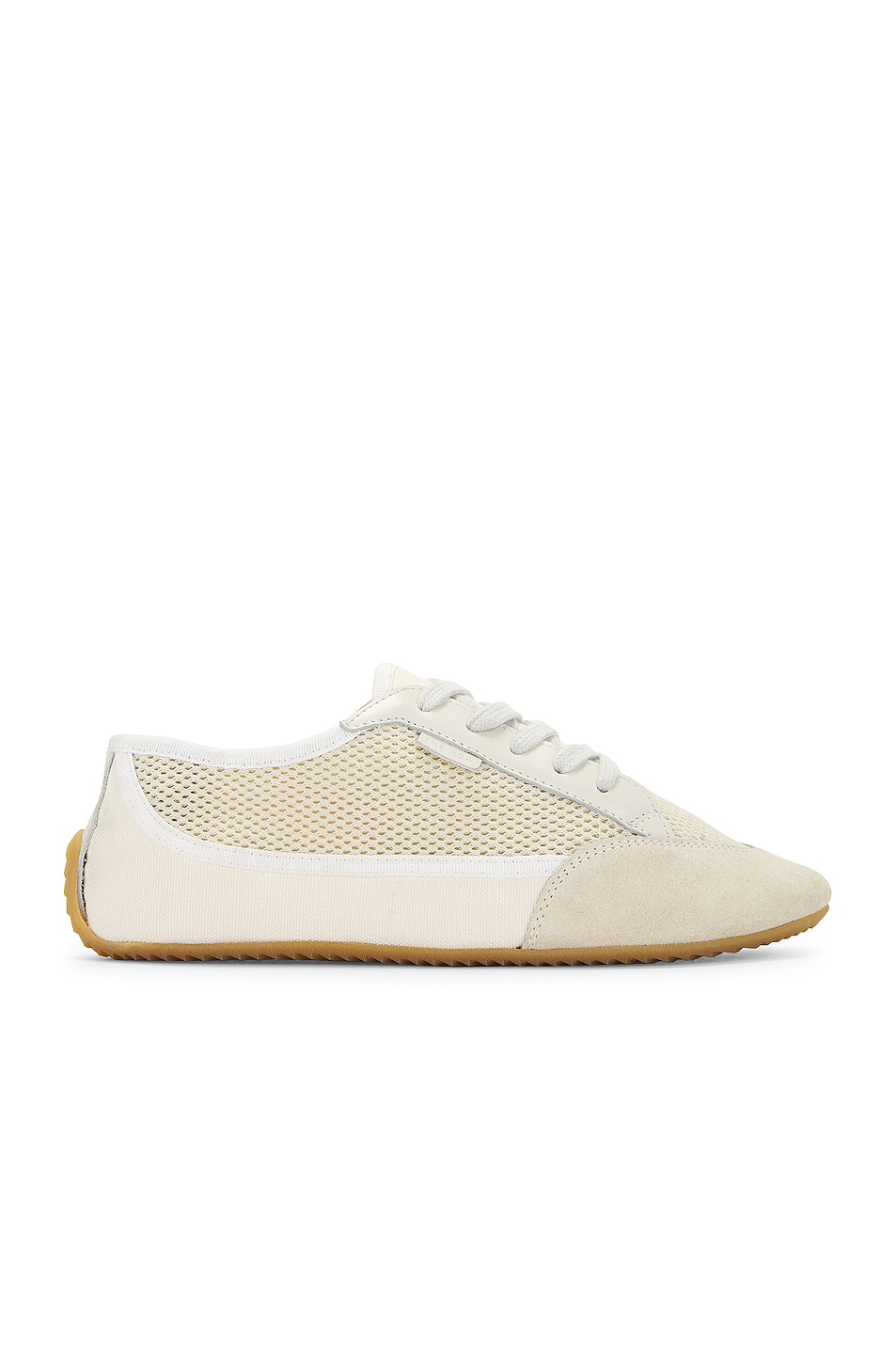 The Row Bonnie Sneaker in Ivory & Ivory | FWRD