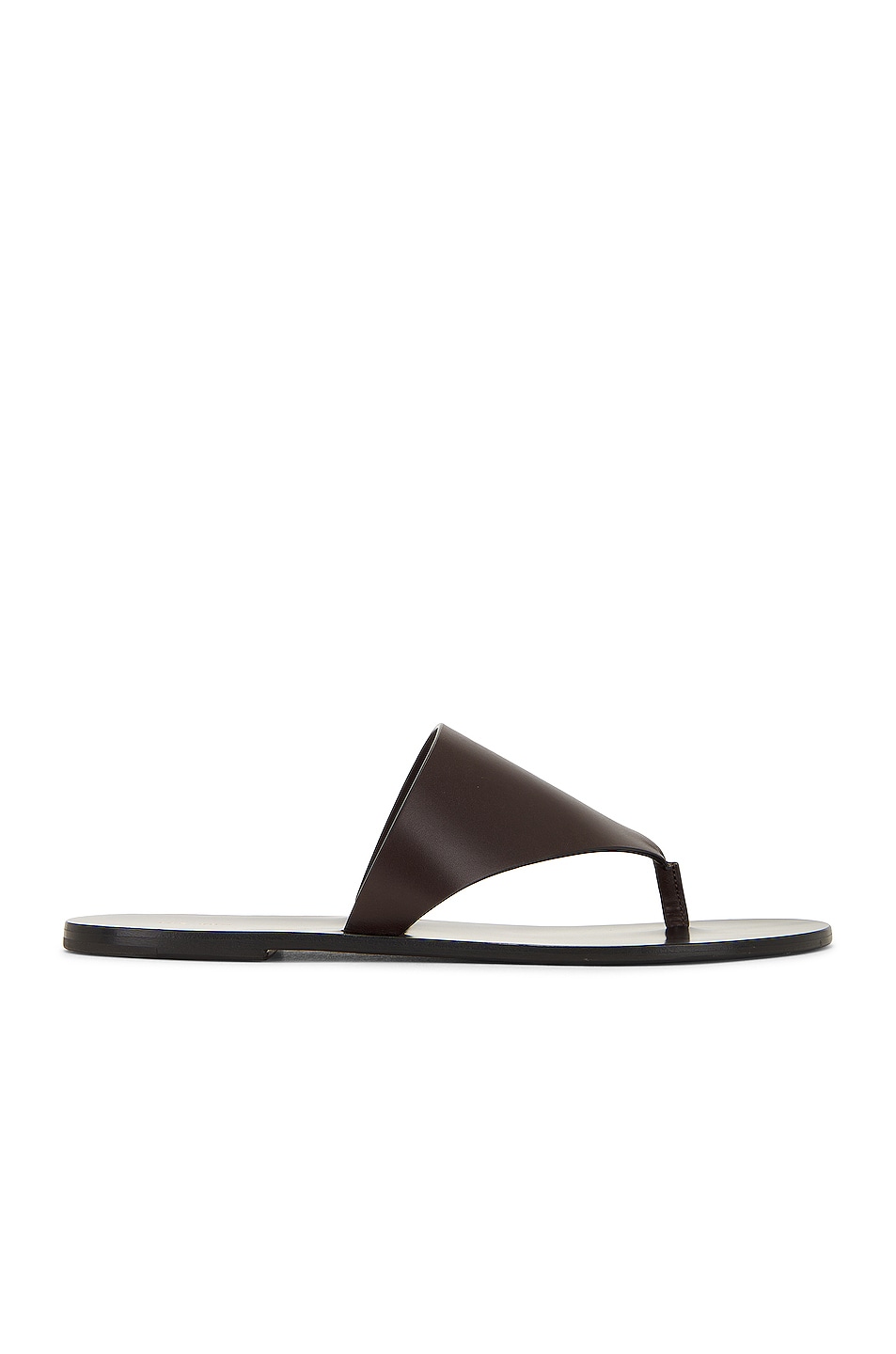 Image 1 of The Row Avery Thong Sandal in Espresso