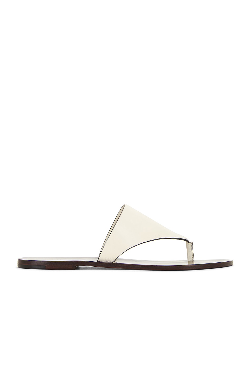 Image 1 of The Row Avery Thong Sandal in Milk