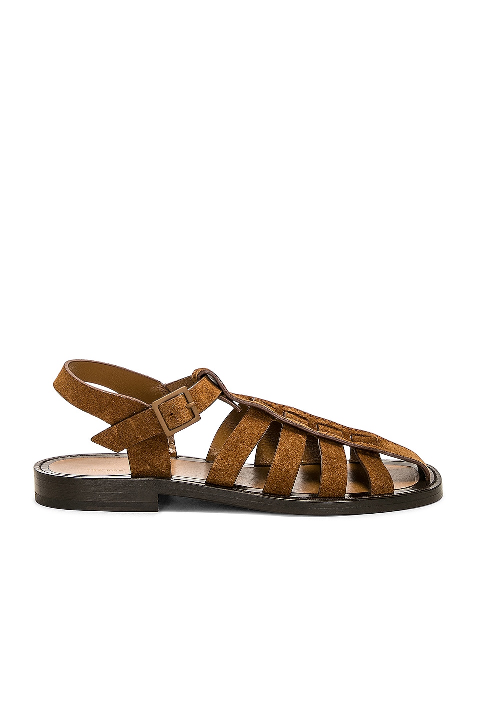 Image 1 of The Row Pablo Sandal in Bark