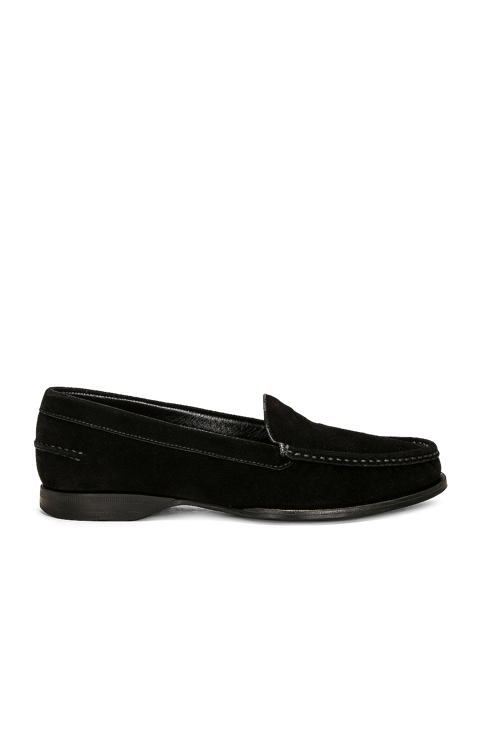 Image 1 of The Row New Soft Loafer in Black