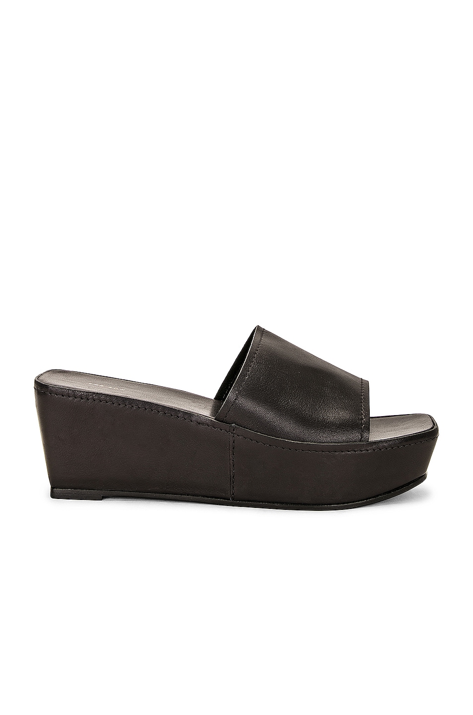 Image 1 of The Row Tate Slide Sandal in Black