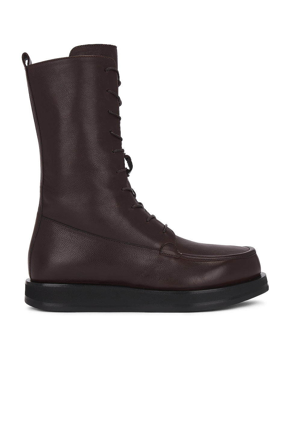 Image 1 of The Row Patty Boot in Dark Brown