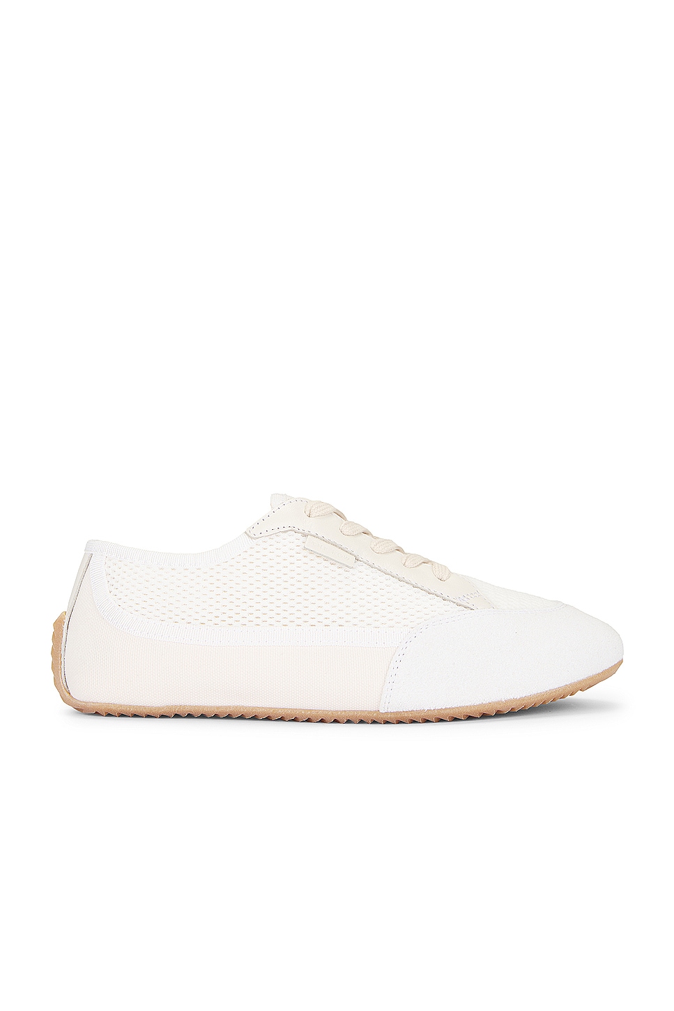 Image 1 of The Row Bonnie Sneaker in Ivory & White