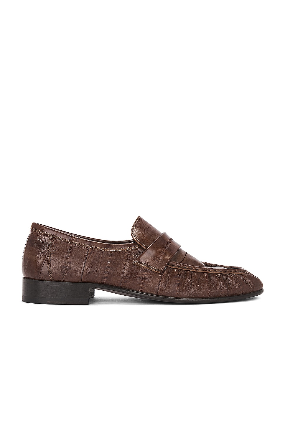 Image 1 of The Row Soft Loafer in LIGHT BROWN