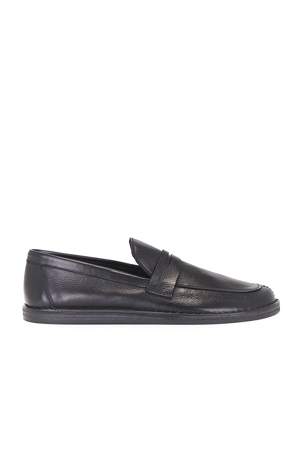 Image 1 of The Row Cary Loafer in BLACK