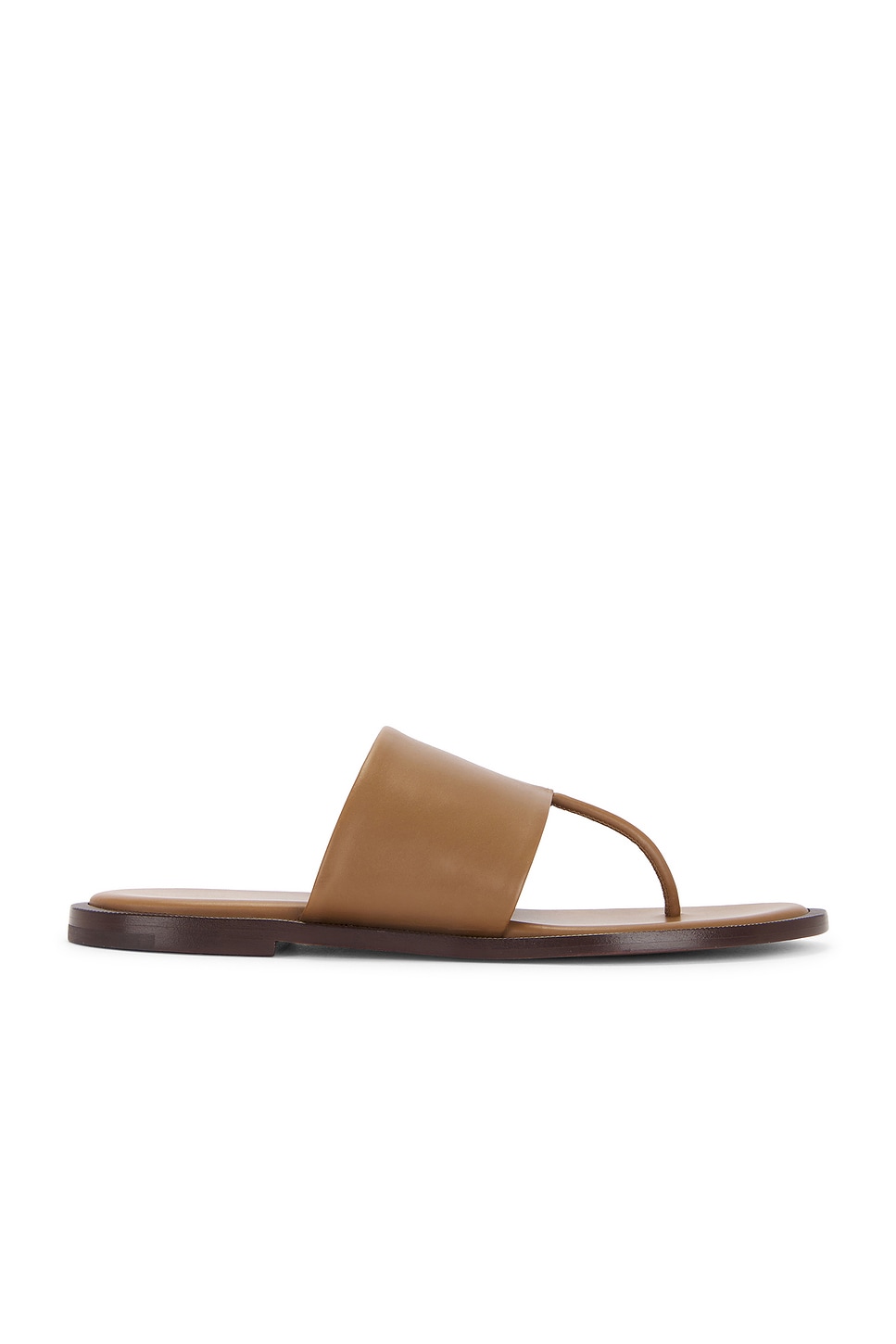 Image 1 of The Row Signum Flat Sandal in Fawn