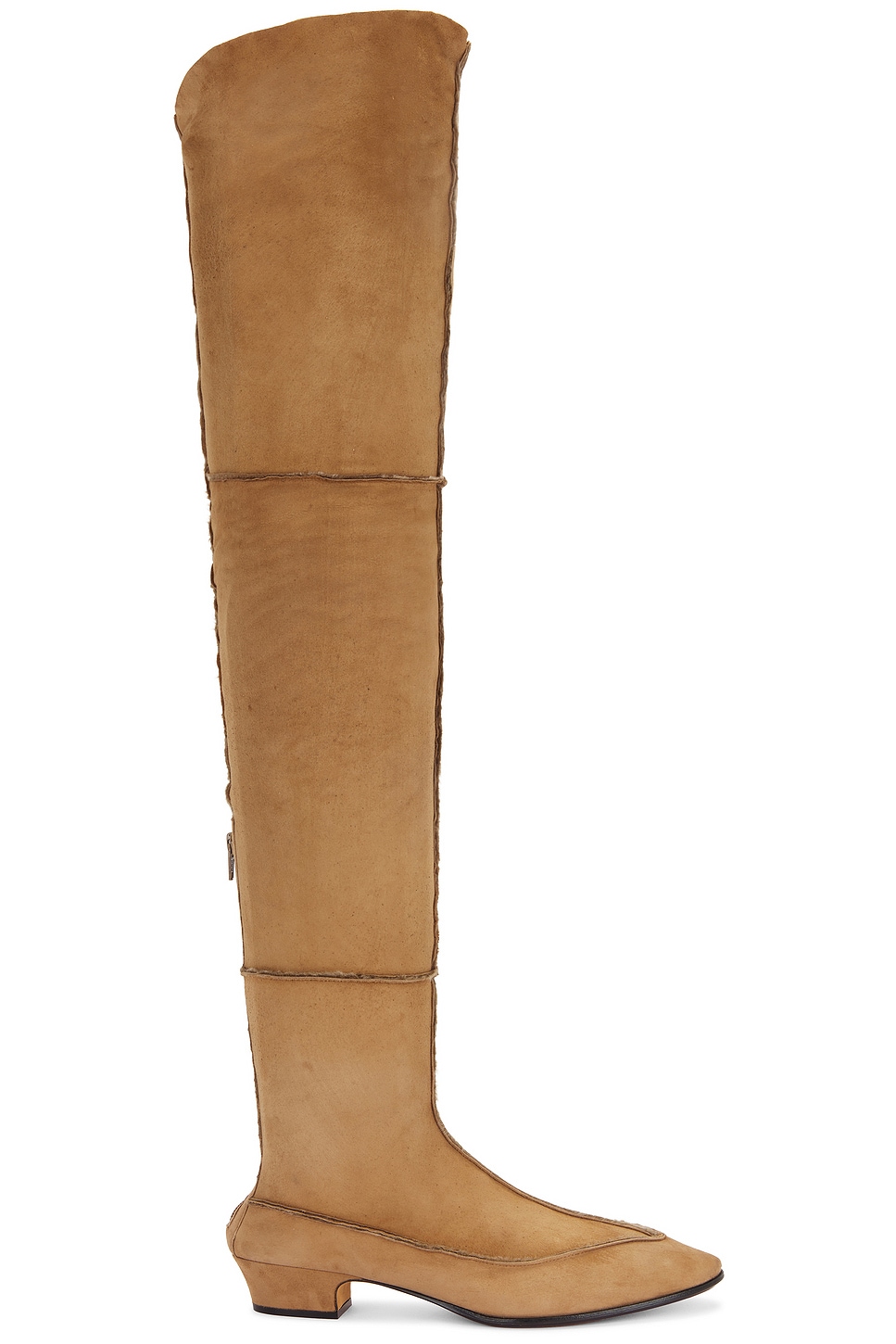 Awar Shearling Boot in Brown