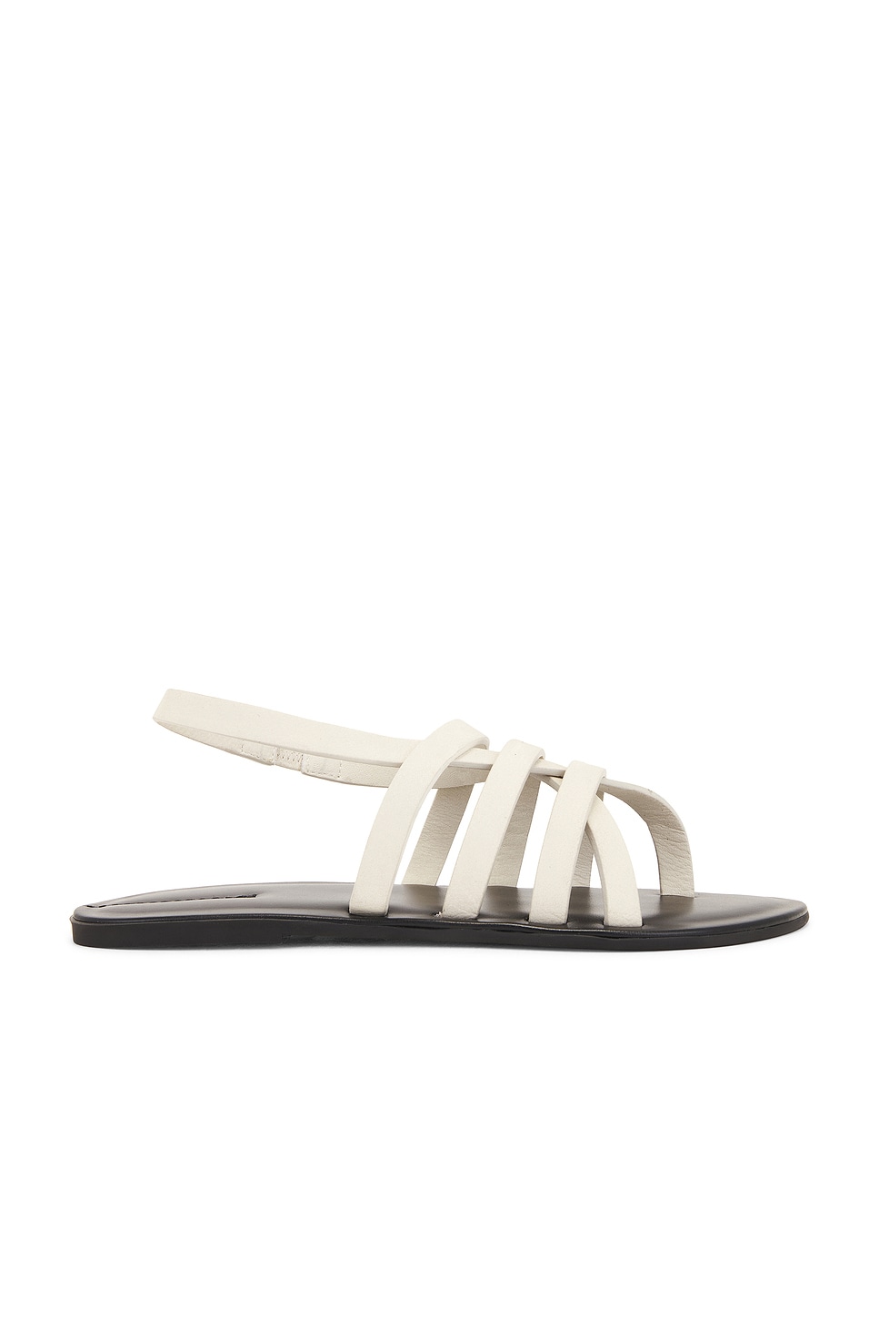 Image 1 of The Row Line Sandal in Greige & Black