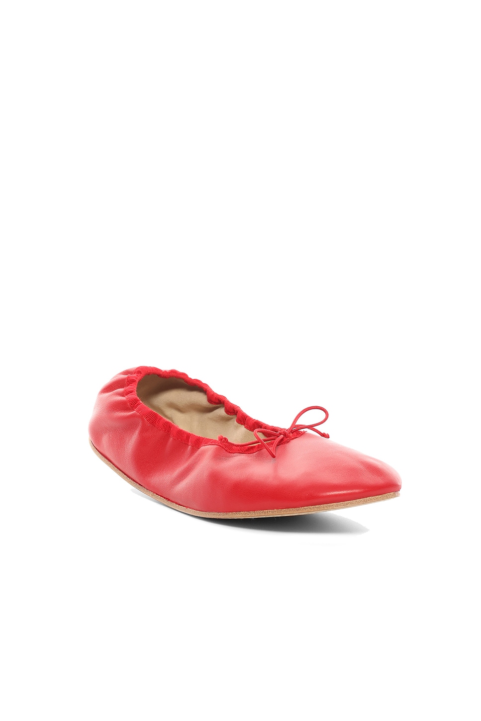 Image 1 of The Row Round Ballet in Laquer Red