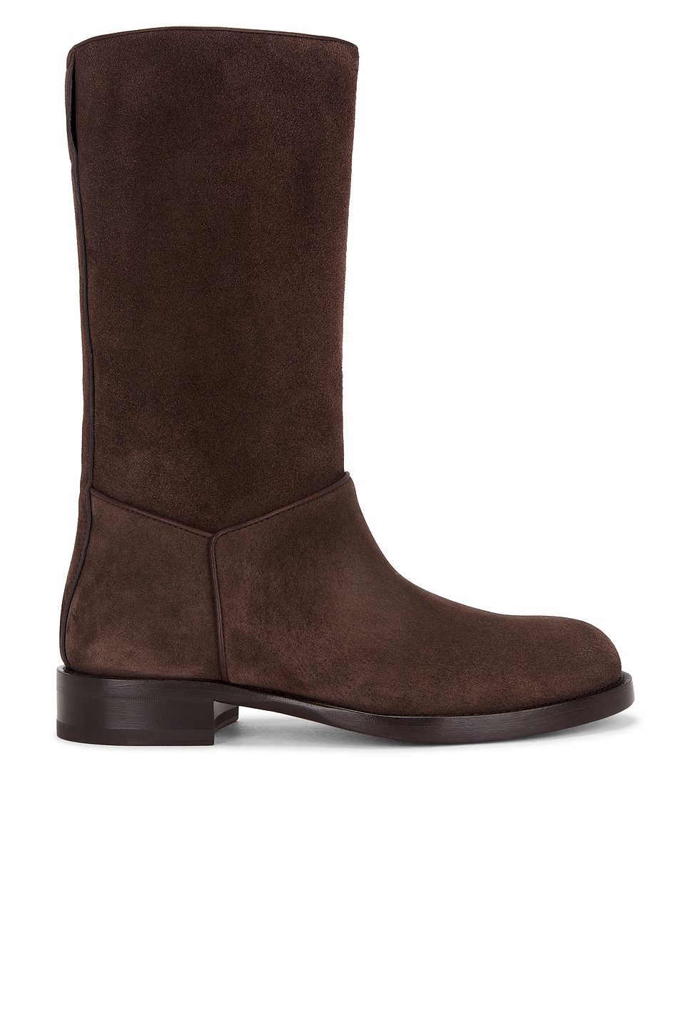 Image 1 of The Row Nobilis Riding Boot in Lacquer Brown