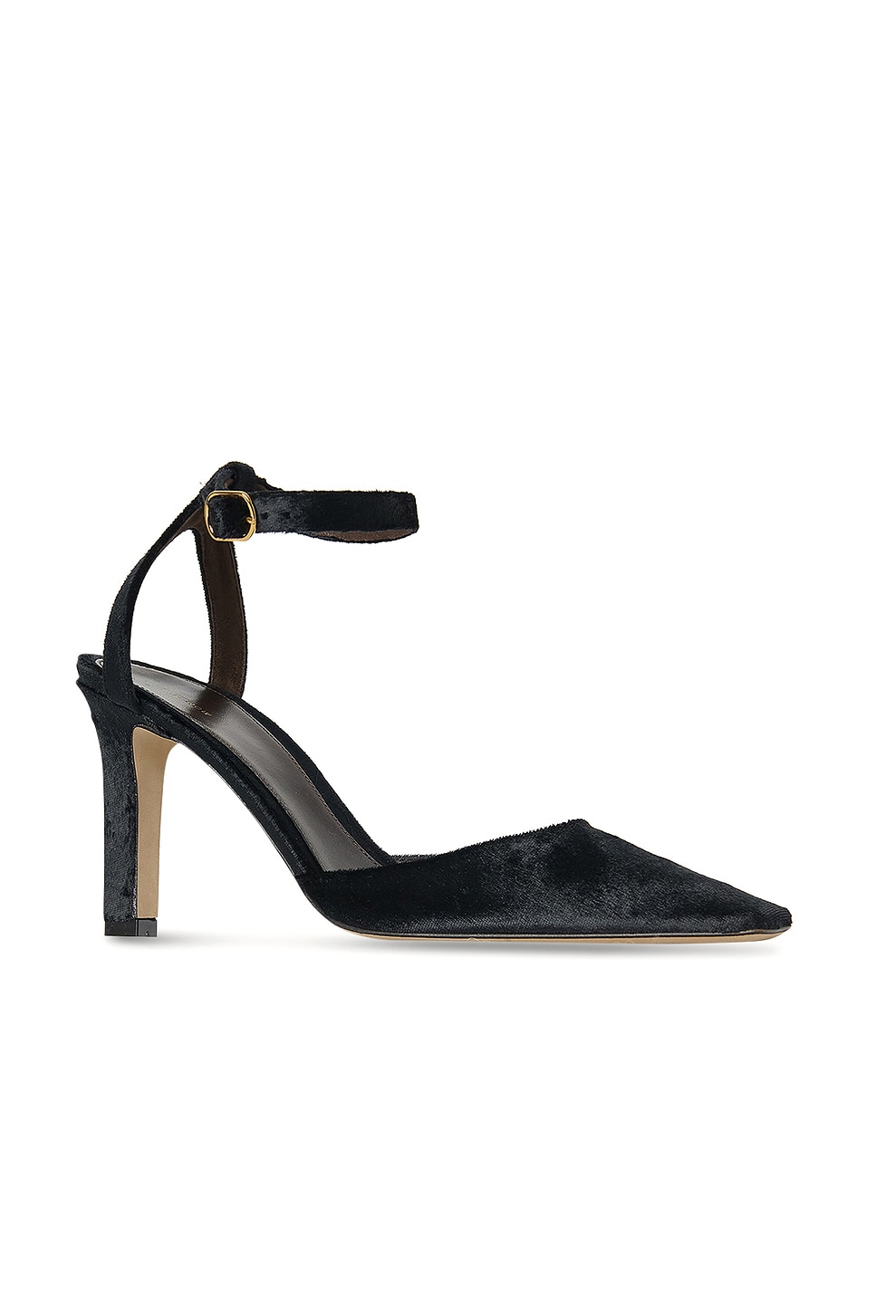 The Row Carla Ankle Strap 80 In Black