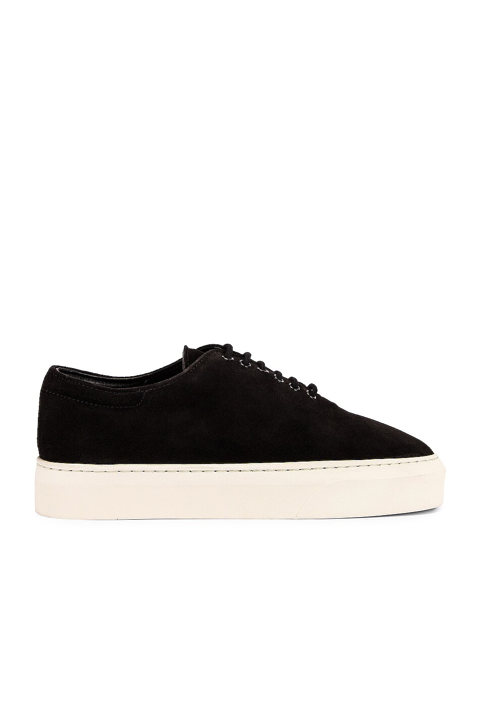 Image 1 of The Row Marie H Lace Up Sneakers in Black