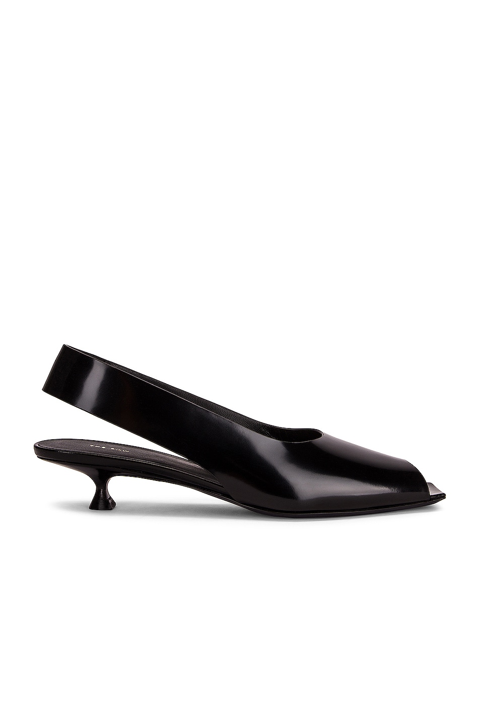 Image 1 of The Row Sharp Slingback Sandals in Black