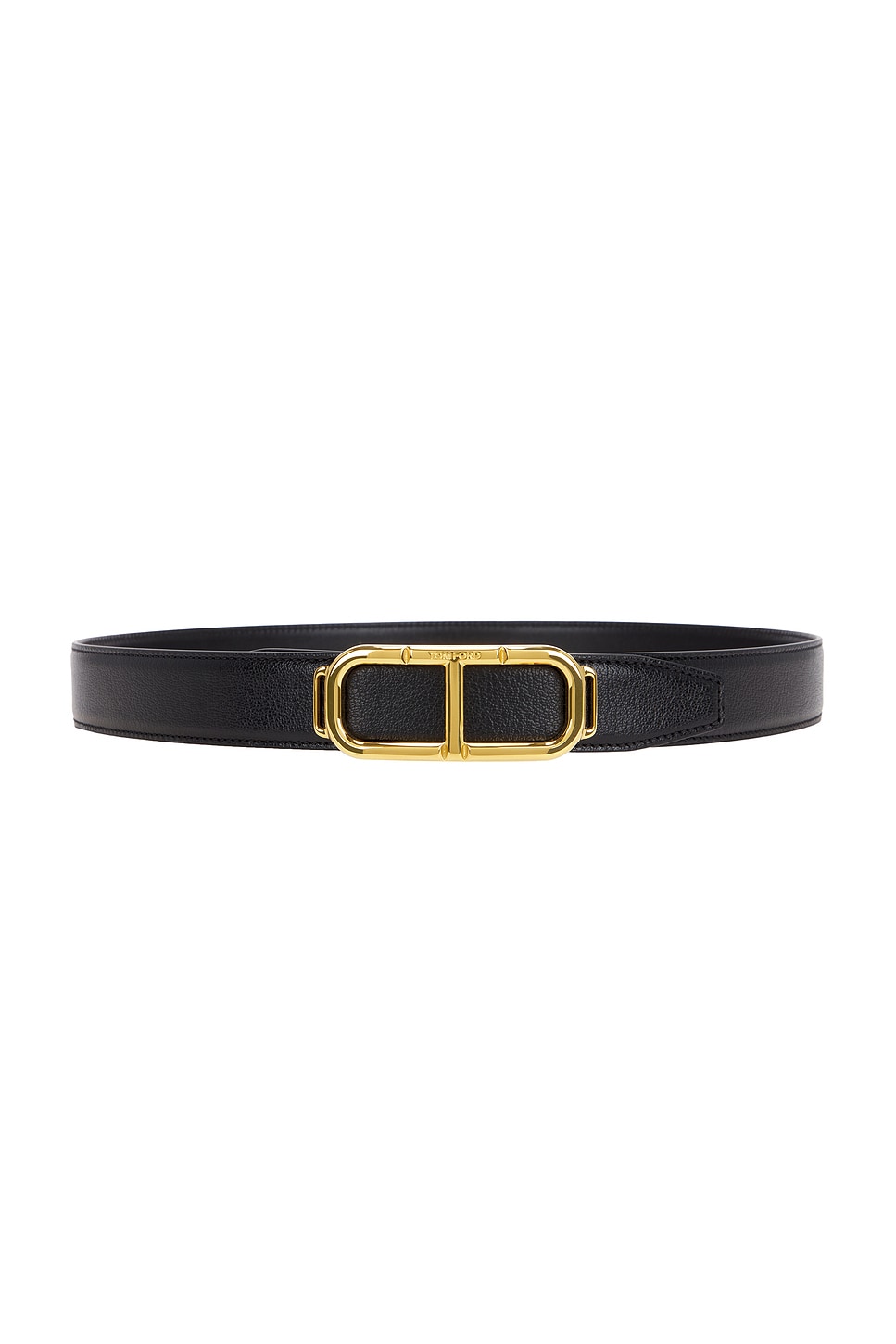 Shiny Printed Goat Stadium T Belt 30 Mm in Black