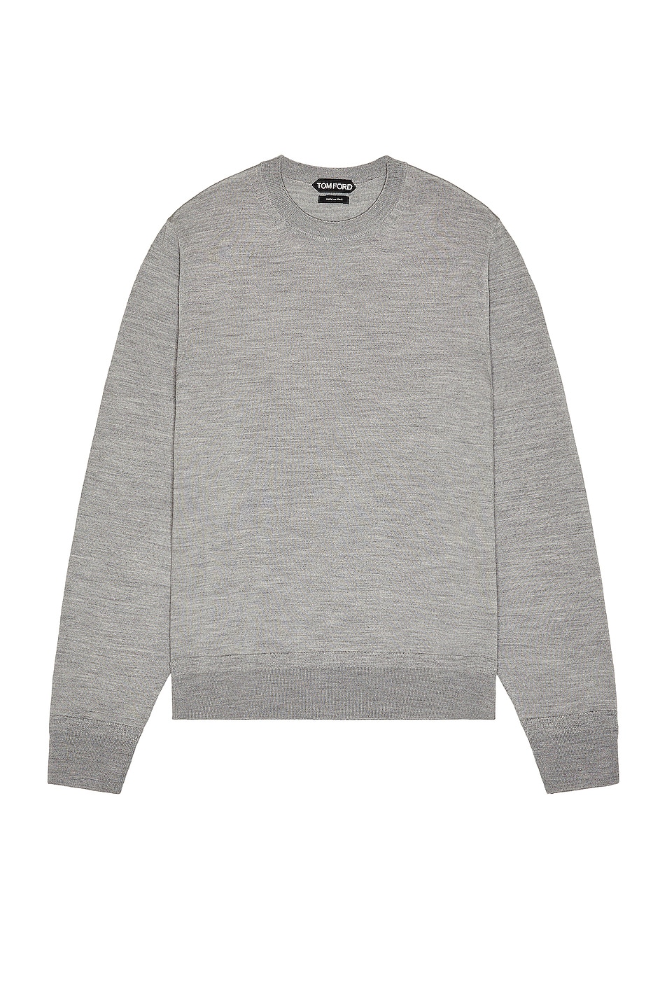 Image 1 of TOM FORD Jersey Stitch Sweater in Grey