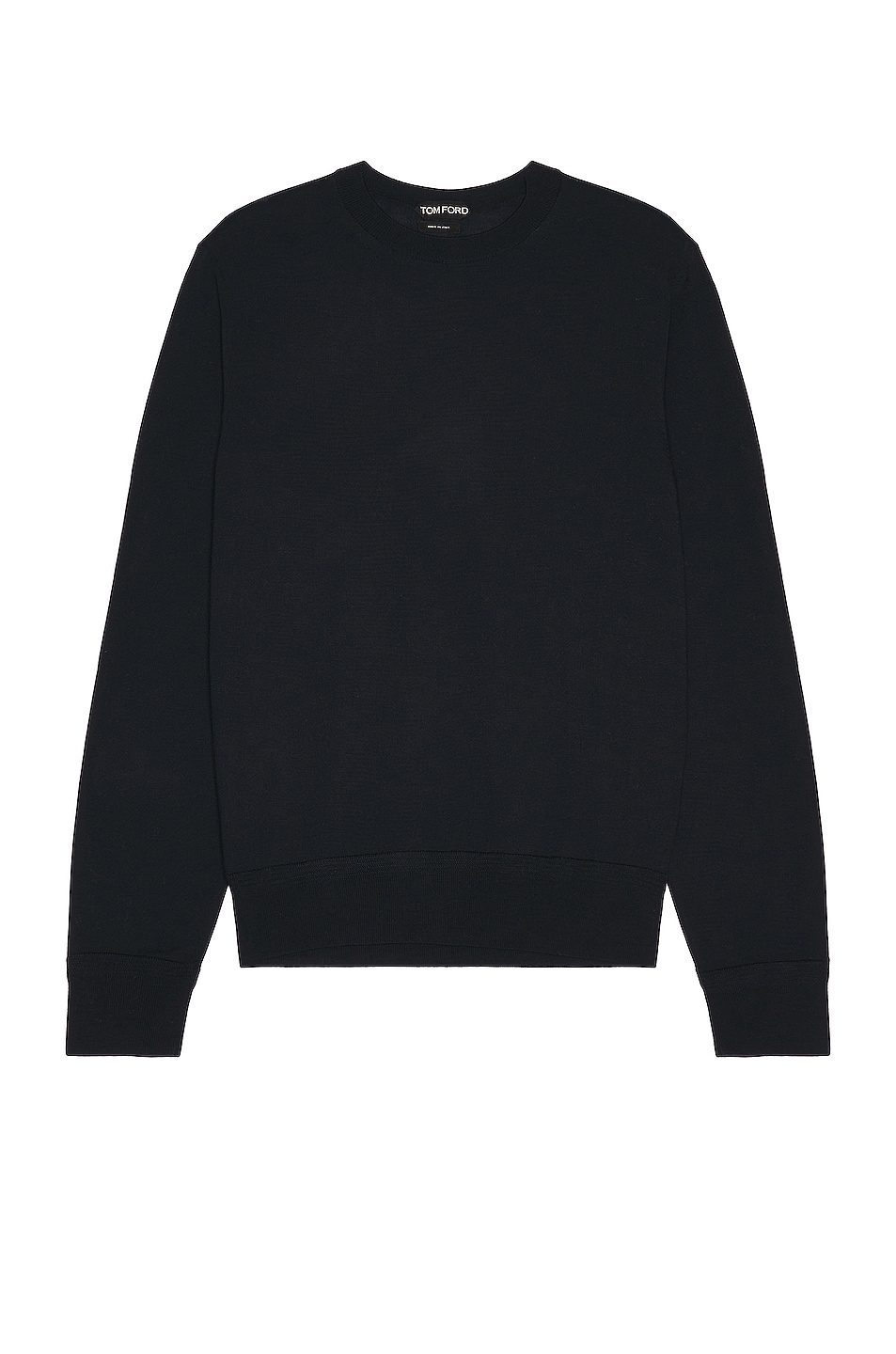 Image 1 of TOM FORD Jersey Stitch Sweater in Dark Blue