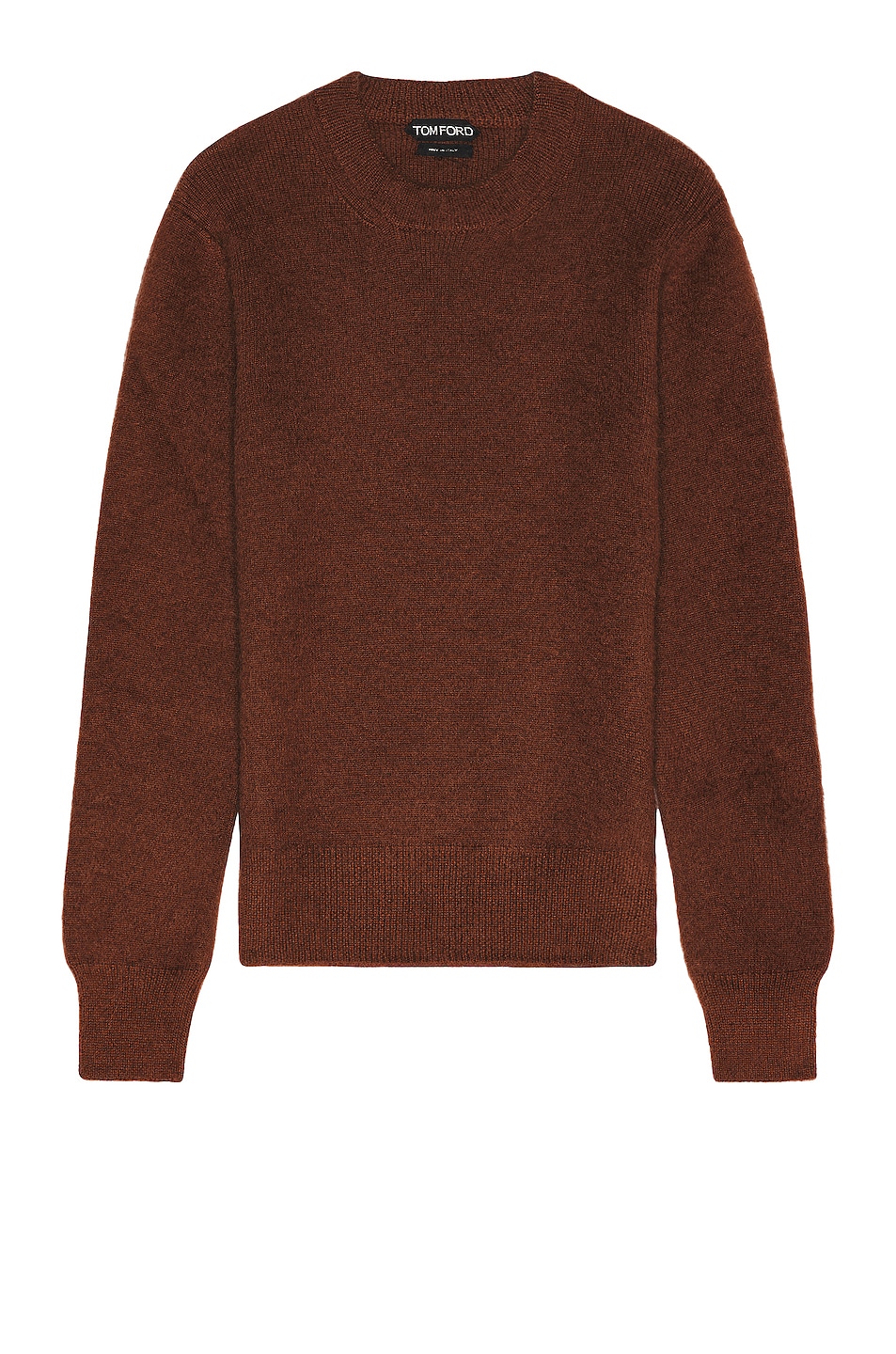 Image 1 of TOM FORD Silk Mohair Crewneck in Brown