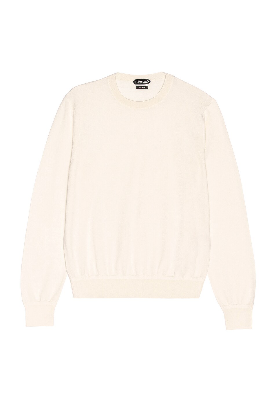 Image 1 of TOM FORD Cashmere Stitch Sweater in Milk