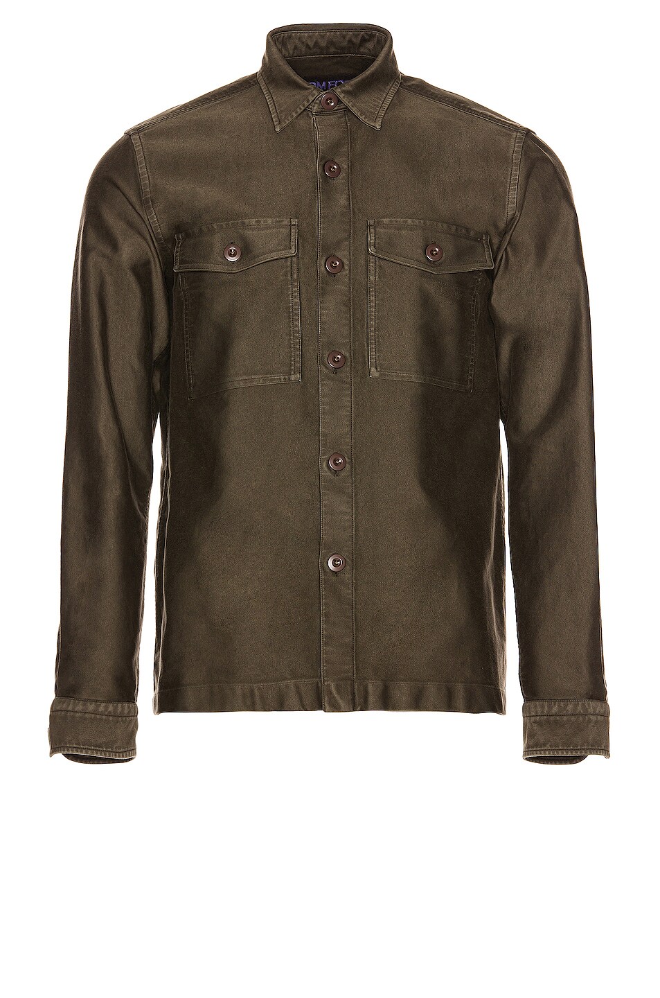 Image 1 of TOM FORD Overshirt in Greem