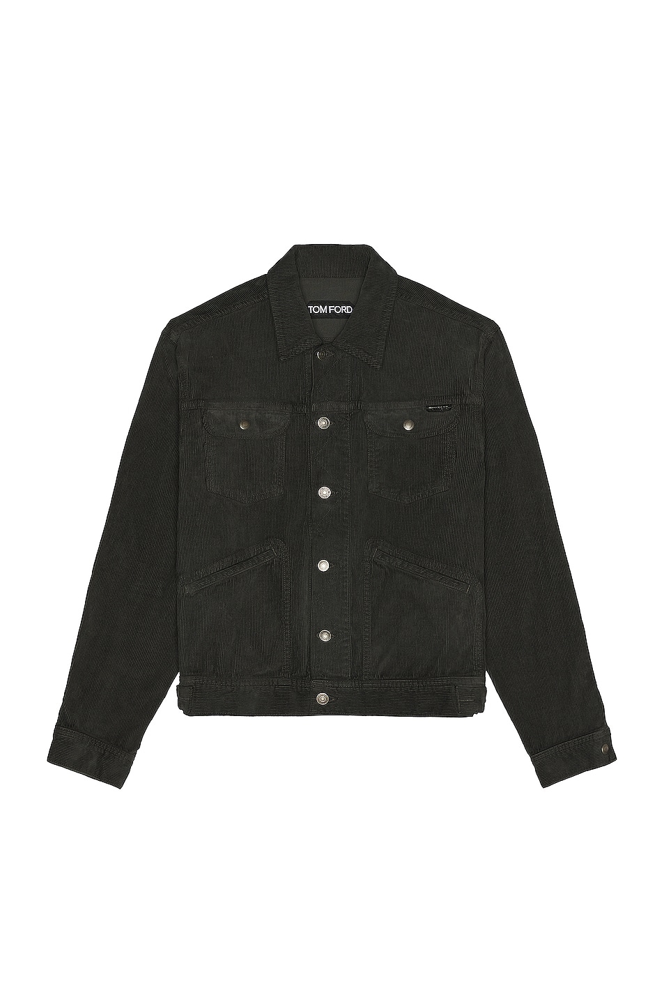 Image 1 of TOM FORD Corduroy Iconic Jacket in Washed Black