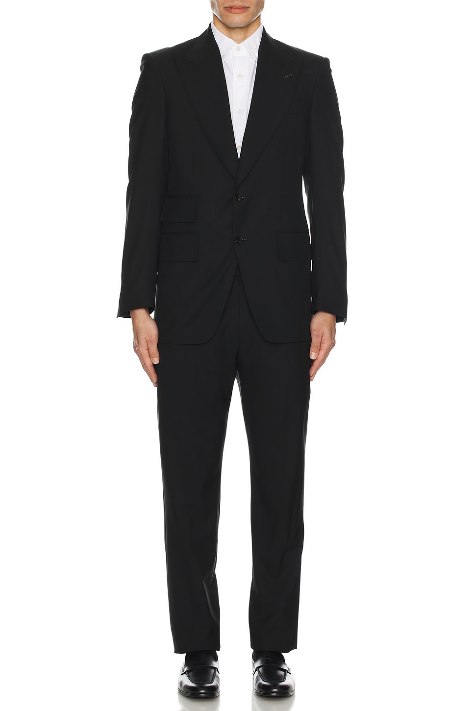 Image 1 of TOM FORD Atticus Plain Weave Suit in Black