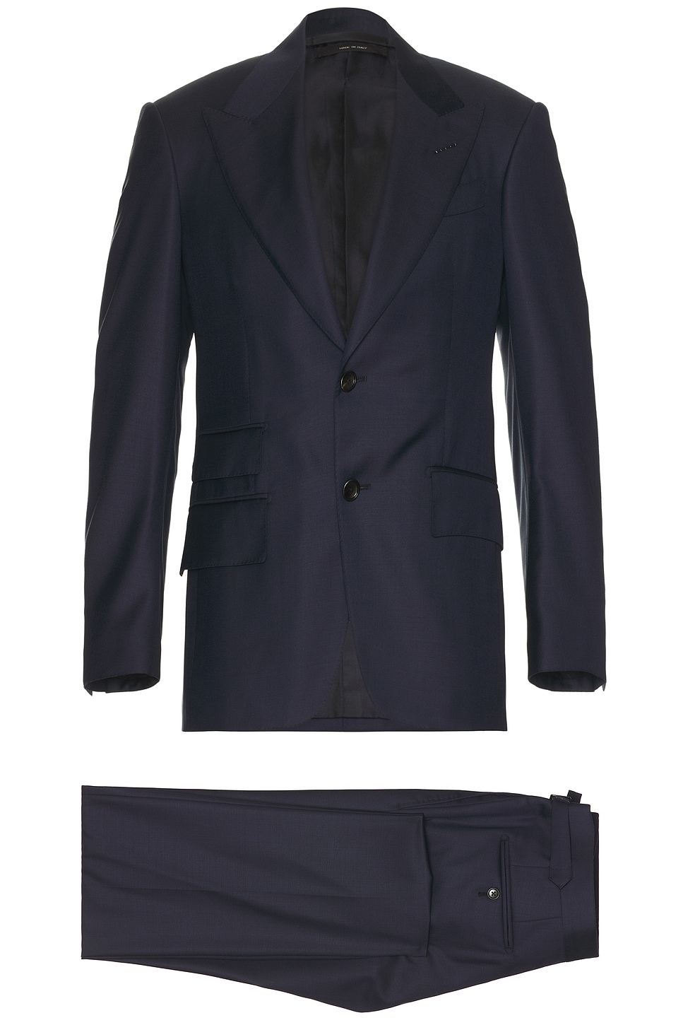 Super 110
s Sharkskin Shelton Suit in Blue