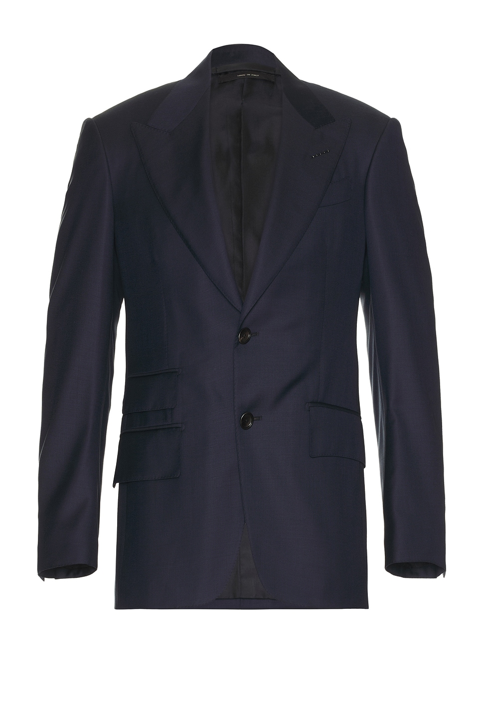 Shop Tom Ford Super 110's Sharkskin Shelton Suit In Navy