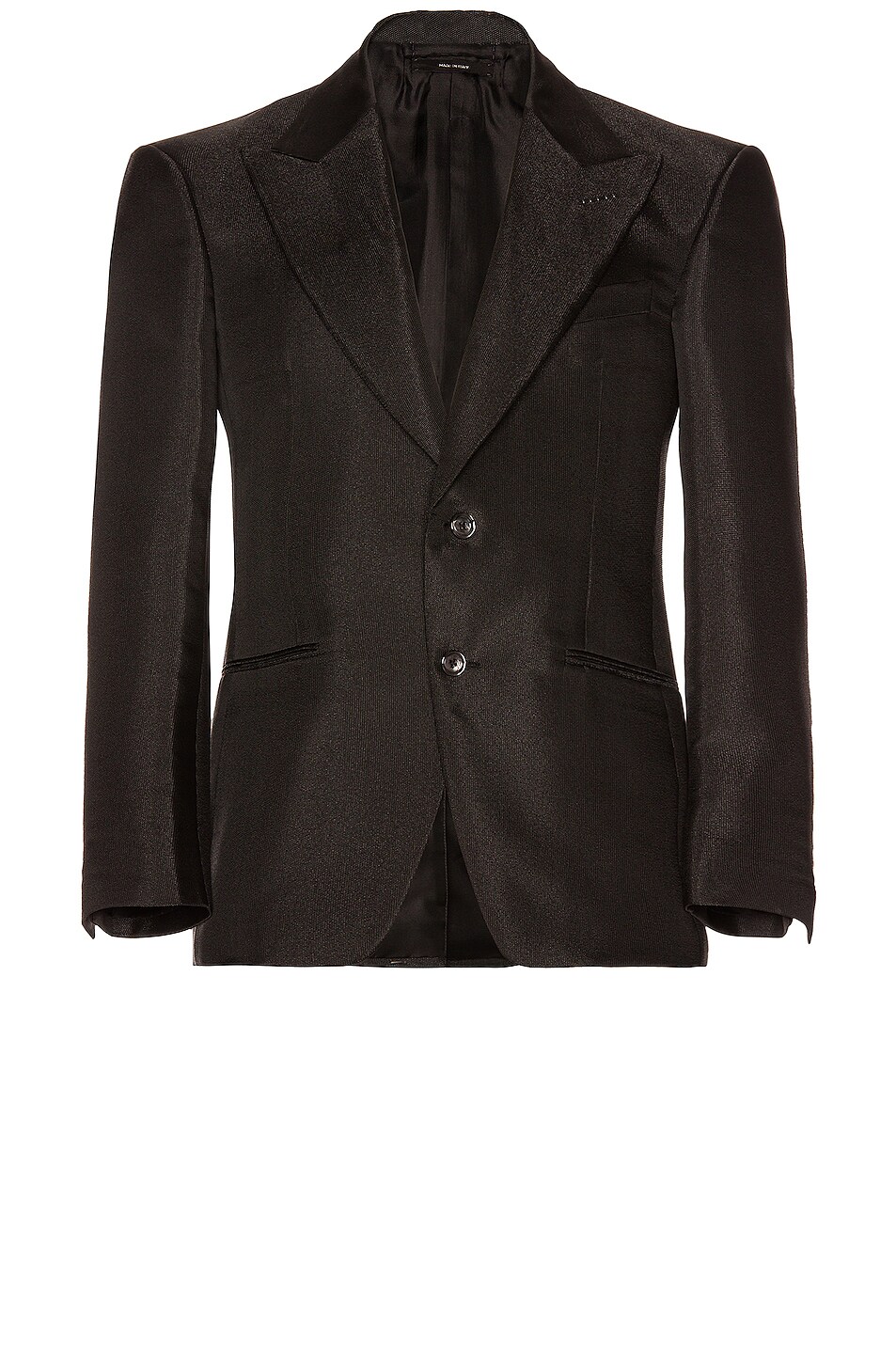 Image 1 of TOM FORD Chainmail Lurex Evening Jacket in Solid Black