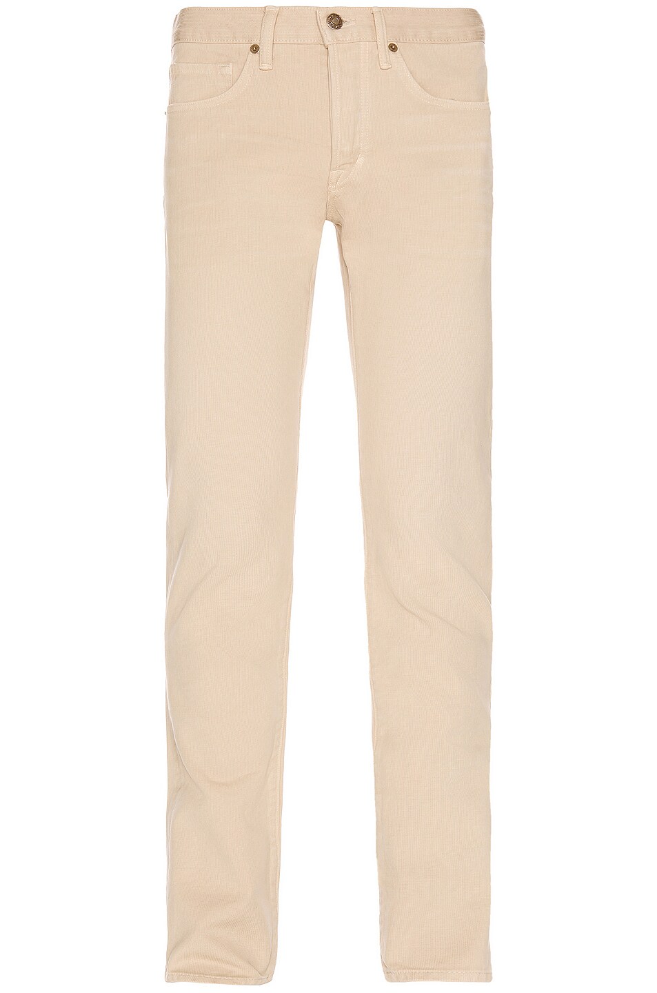 Image 1 of TOM FORD Western Cord Slim Fit in Chalk