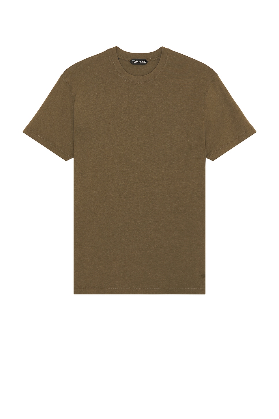 Crew Neck Tee in Olive