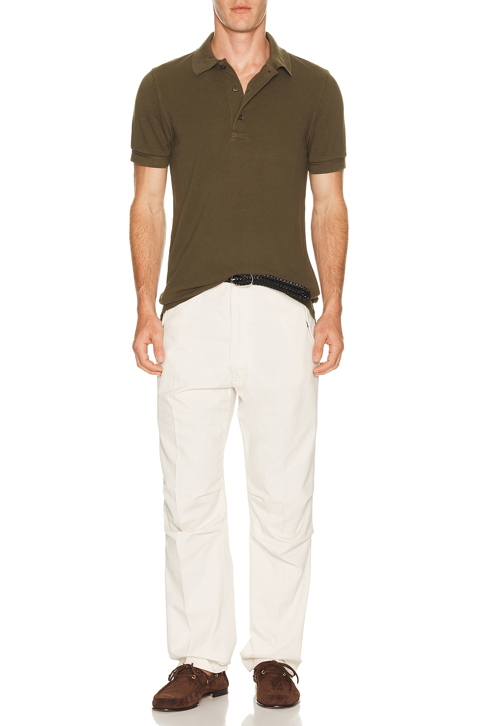 TOM FORD Lyocell Piquet Polo | Thumbnail 3