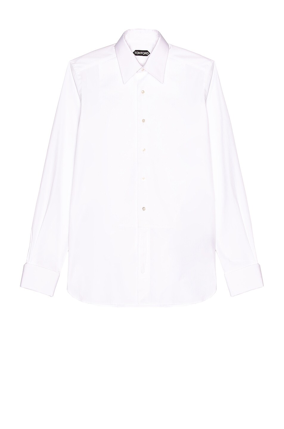 Image 1 of TOM FORD Poplin Evening Shirt in White